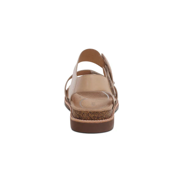 Aetrex Women's Claire Adjustable Sandal - Champagne FC173