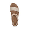 Aetrex Women's Claire Adjustable Sandal - Champagne FC173