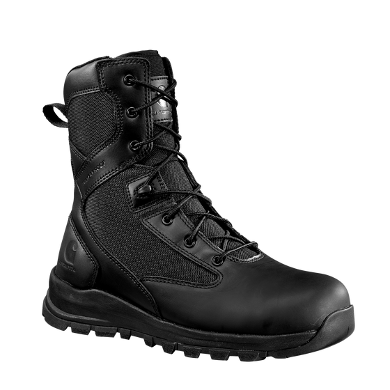 Carhartt Men's 8" Gilmore Waterproof Zip Boot - Black FH8021-M