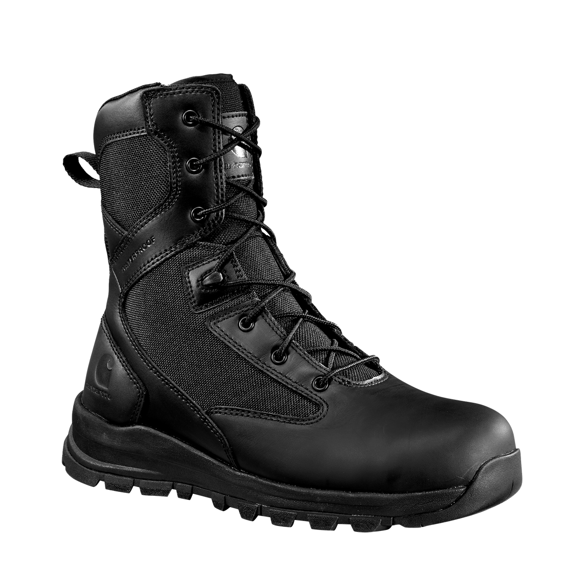 Carhartt Men's 8" Gilmore Waterproof Zip Boot - Black FH8021-M