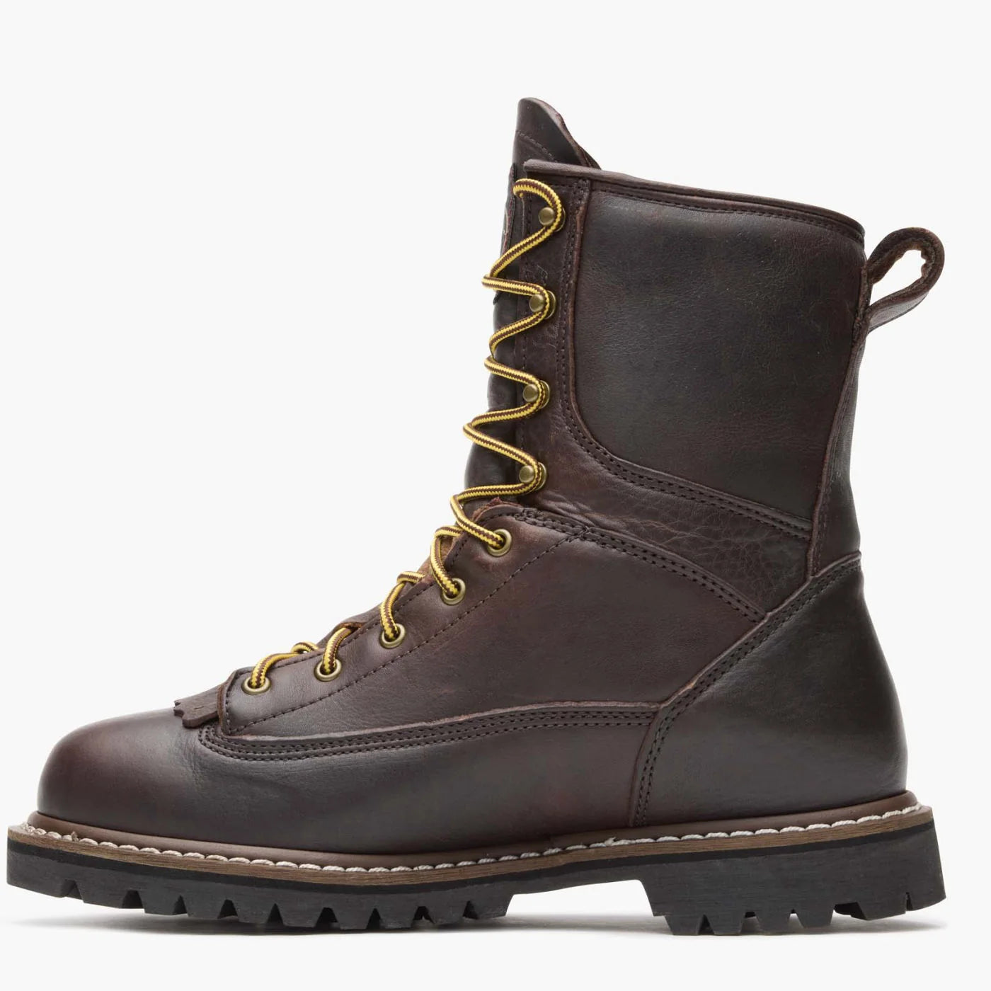 Georgia Men's 8" Waterproof Lace-to-Toe Work Boot - Chocolate G101