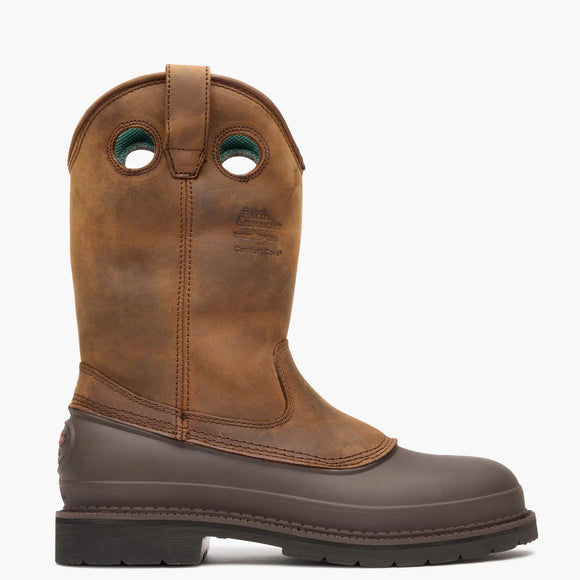 Georgia Men's 12" Muddog Wellington Work Boot - Mississippi Brown G5514