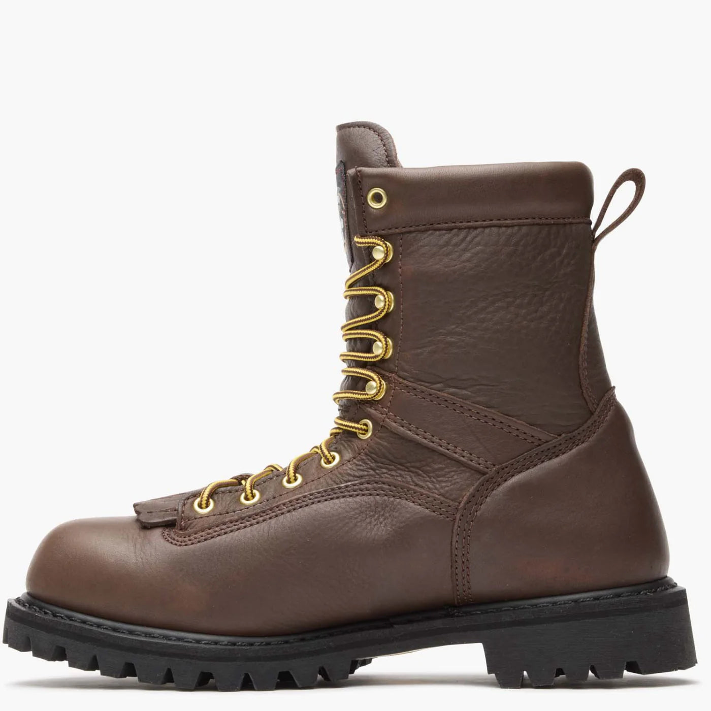 Georgia Men's 8" Waterproof Lace-to-Toe Work Boot - Chocolate G8041