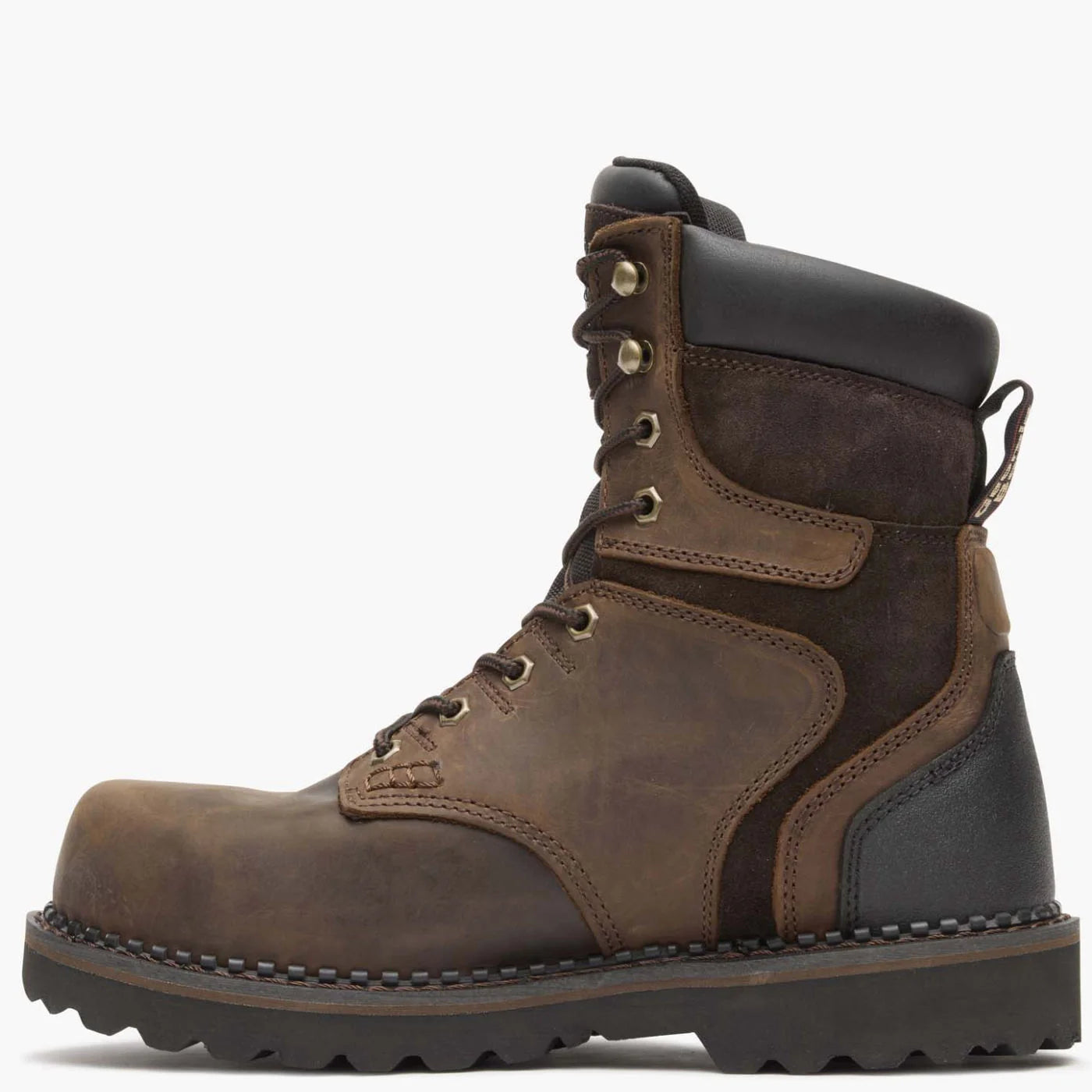 Georgia Men's 8" Brookville Steel Toe Waterproof Work Boot - Brown G9334