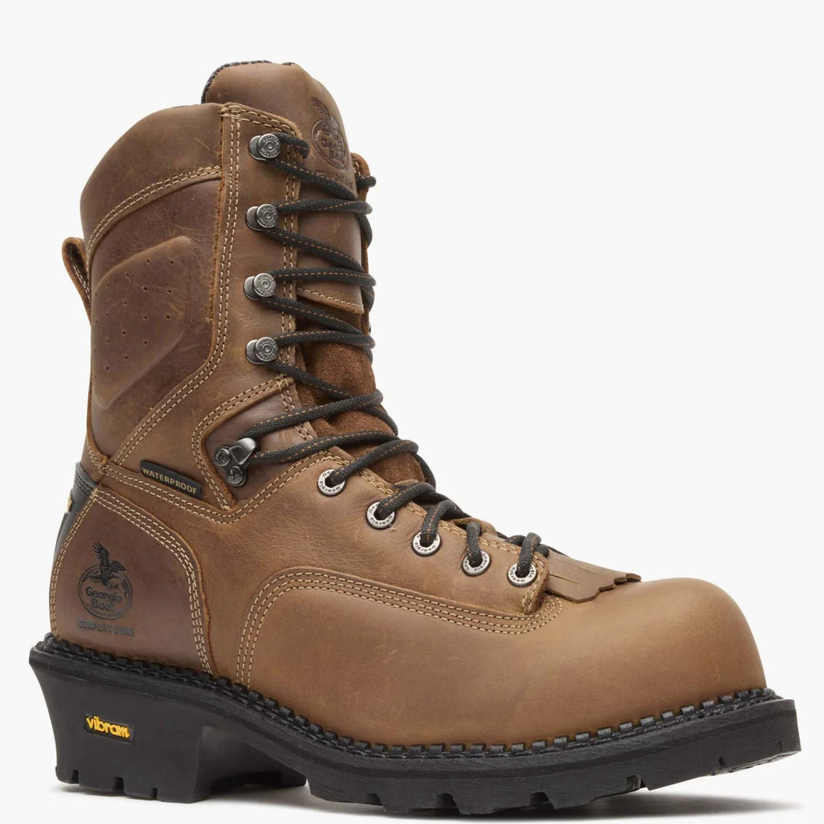 Georgia Men's 9" Comfort Core Waterproof Composite Toe Work Boot - Brown GB00097