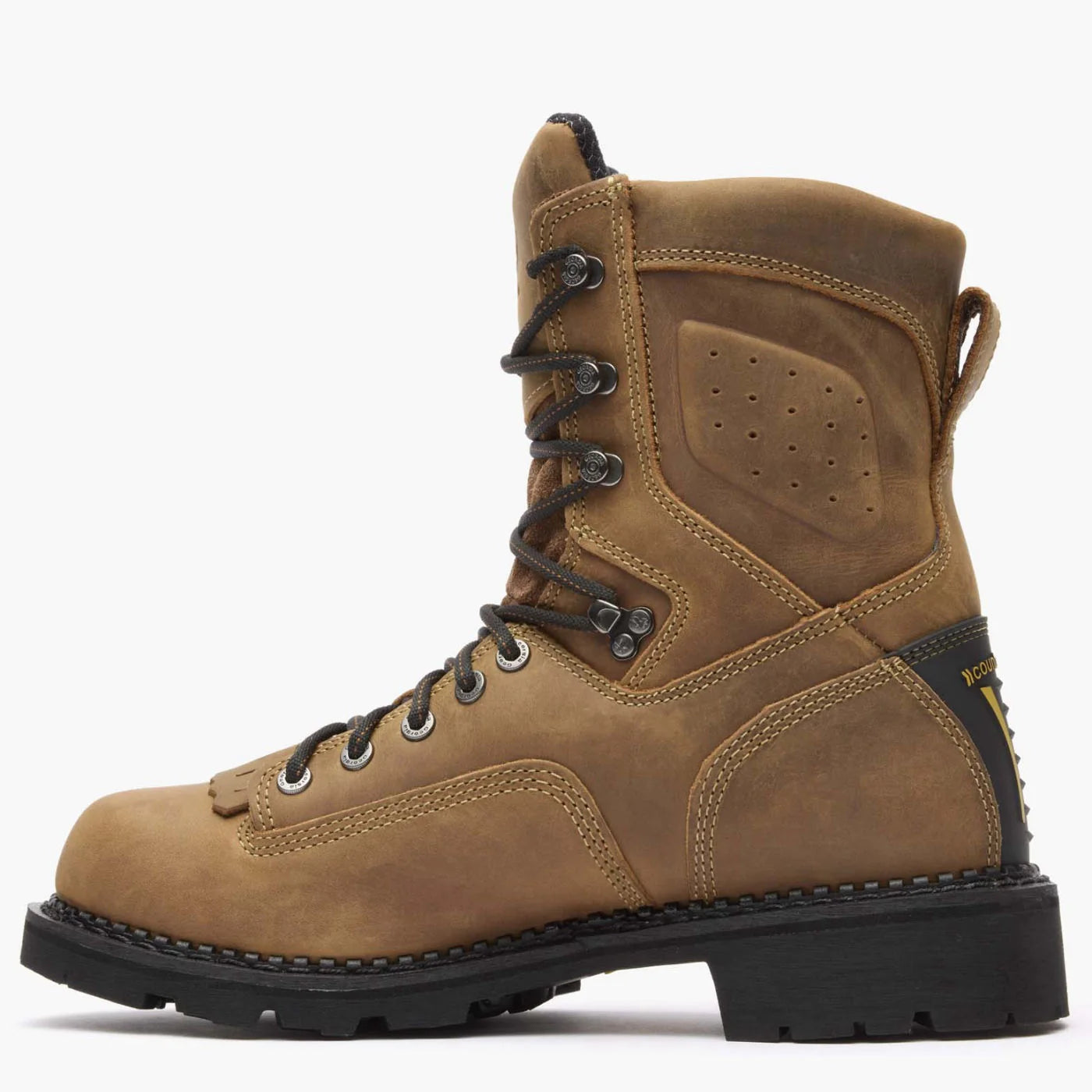 Georgia Men's 8" Comfort Core Low Heel Logger Work Boot - Brown GB00122
