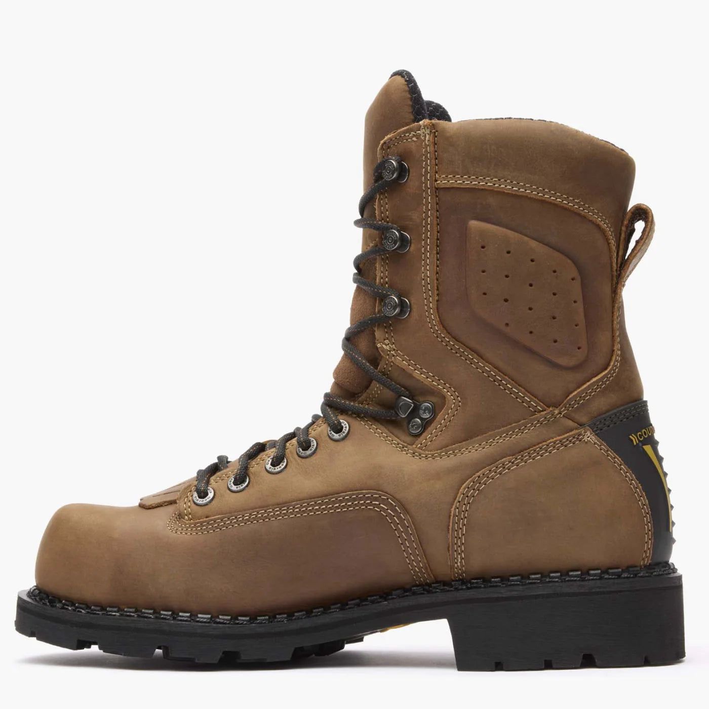 Georgia Men's 8" Comfort Core Composite Toe Low Heel Logger Work Boot - Brown GB00123