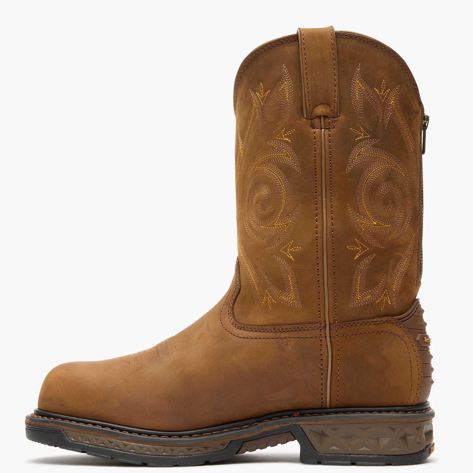 Georgia Men's 11" Carbo-Tec LT Waterproof Composite Toe Wellington Work Boot - Brown GB00239