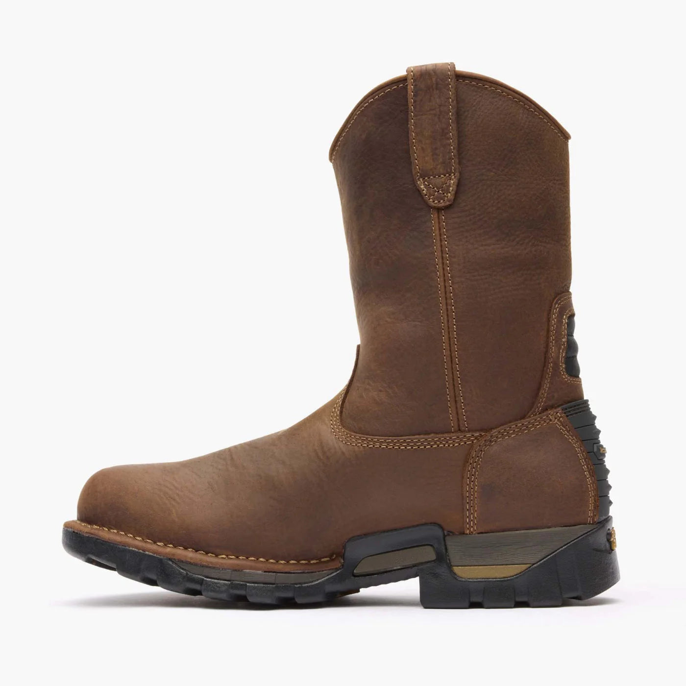 Georgia Men's 10" Eagle One Waterproof Pull-On Waterproof Work Boot - Brown GB00314