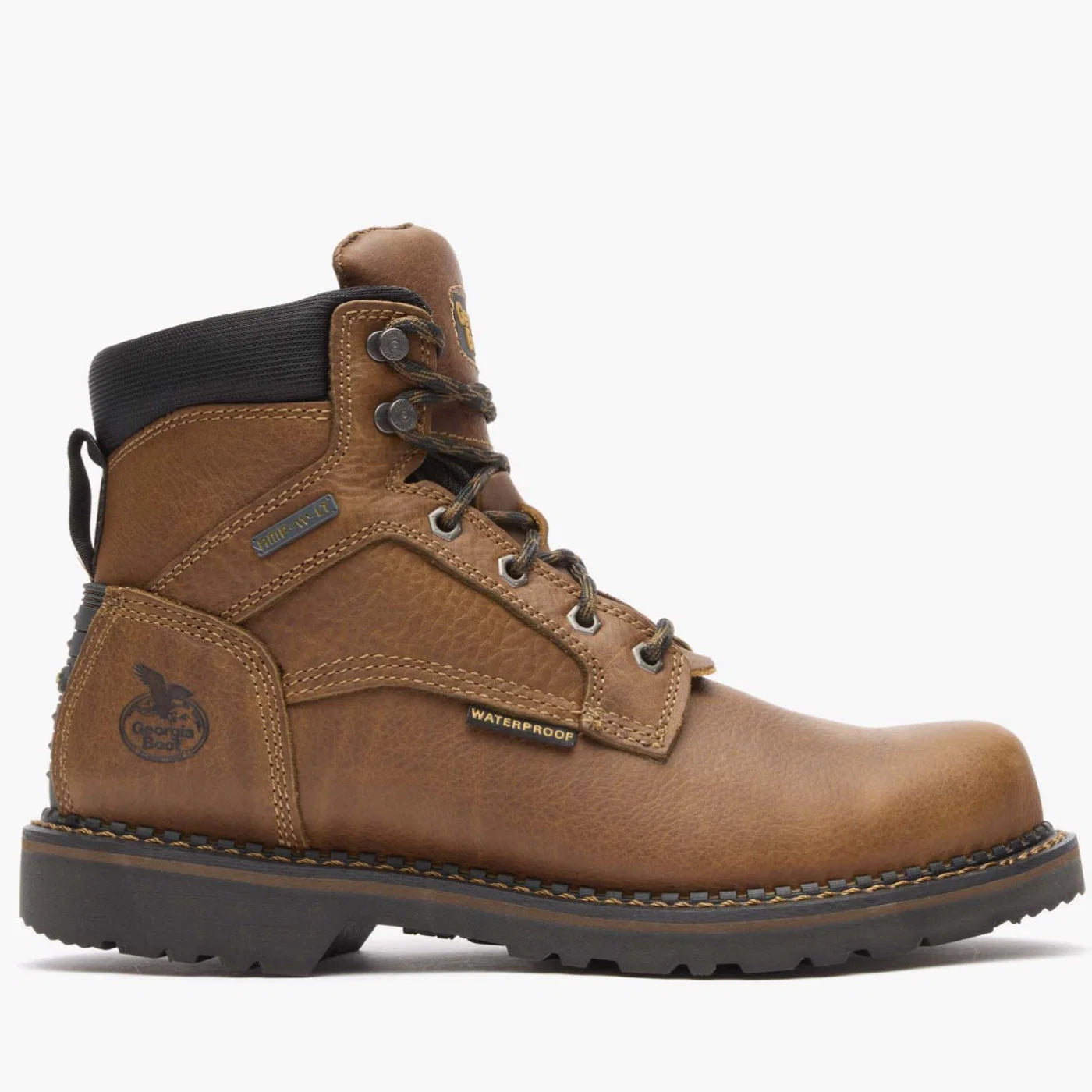 Georgia Men's 6" Giant Revamp Waterproof Work Boot - Brown GB00316