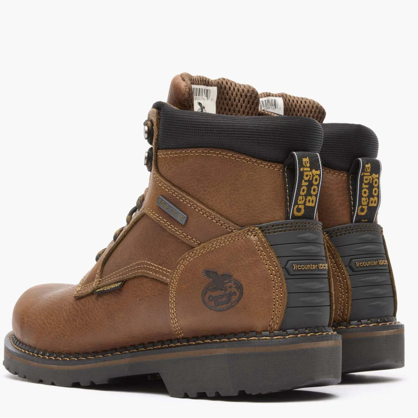 Georgia Men's 6" Giant Revamp Waterproof Work Boot - Brown GB00316