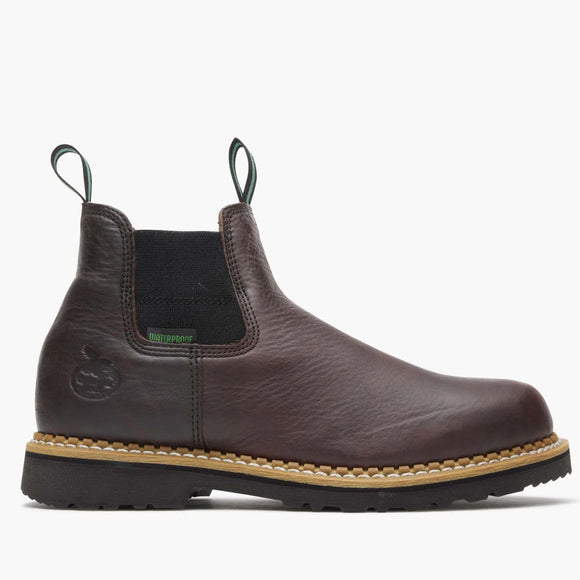 Georgia Men's 4" Giant Waterproof High Romeo Work Boot - Soggy Brown GR500