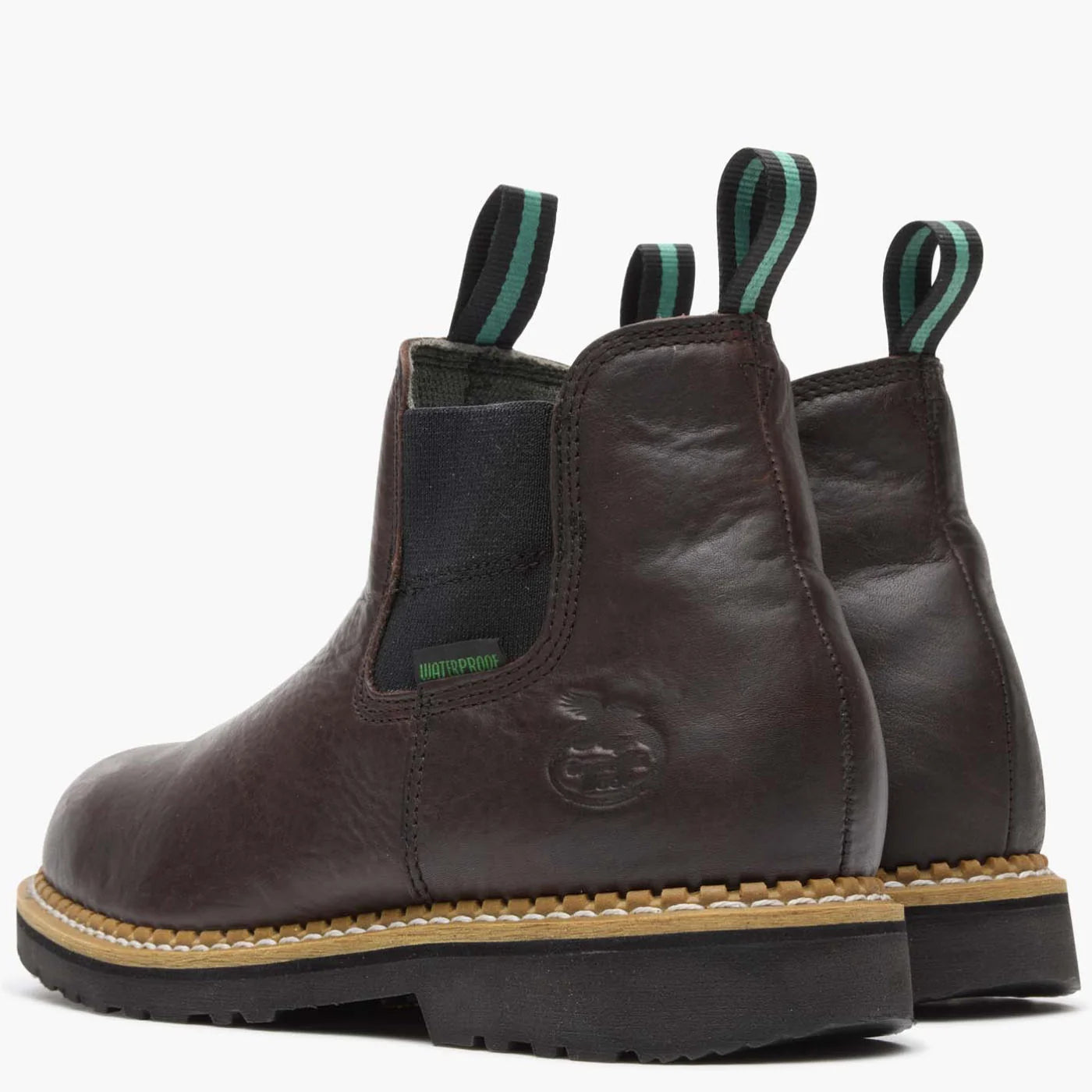Georgia Men's 4" Giant Waterproof High Romeo Work Boot - Soggy Brown GR500