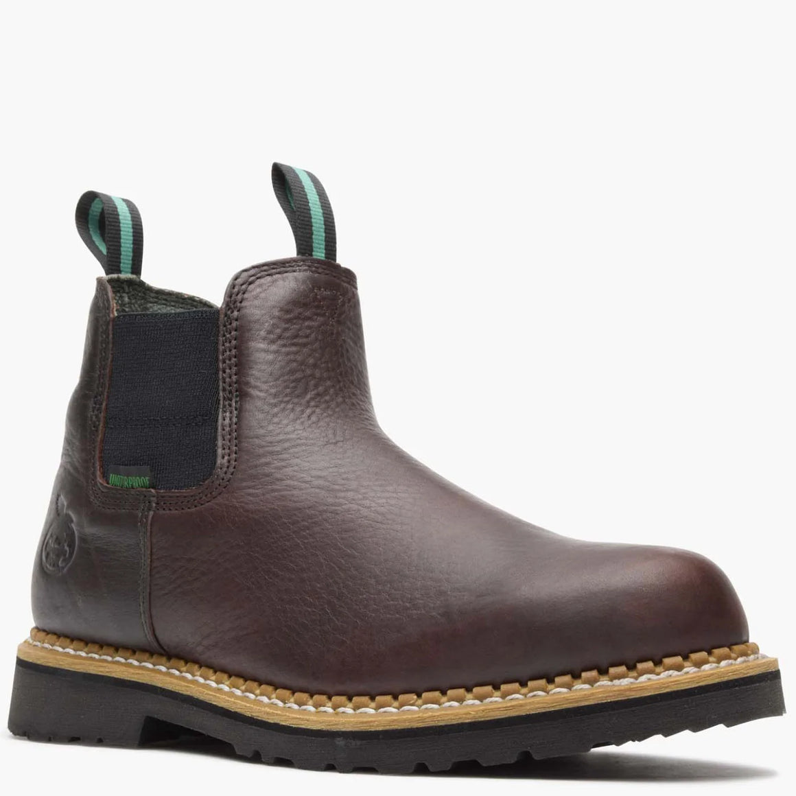 Georgia Men's 4" Giant Waterproof High Romeo Work Boot - Soggy Brown GR500