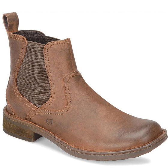 Born Men's Hemlock Pull-On Short Boot - Brown H32606