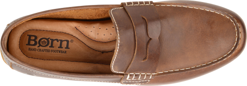 Born Men's Andes Loafer - Dark Brown(Pyramid) H45923