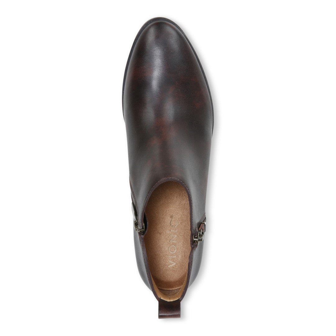 Vionic Women's Cecily Ankle Bootie - Chocolate H7729L1