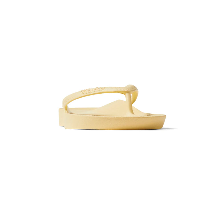 Archie Arch Support Unisex Flip Flops - Lemon LEM-HAS