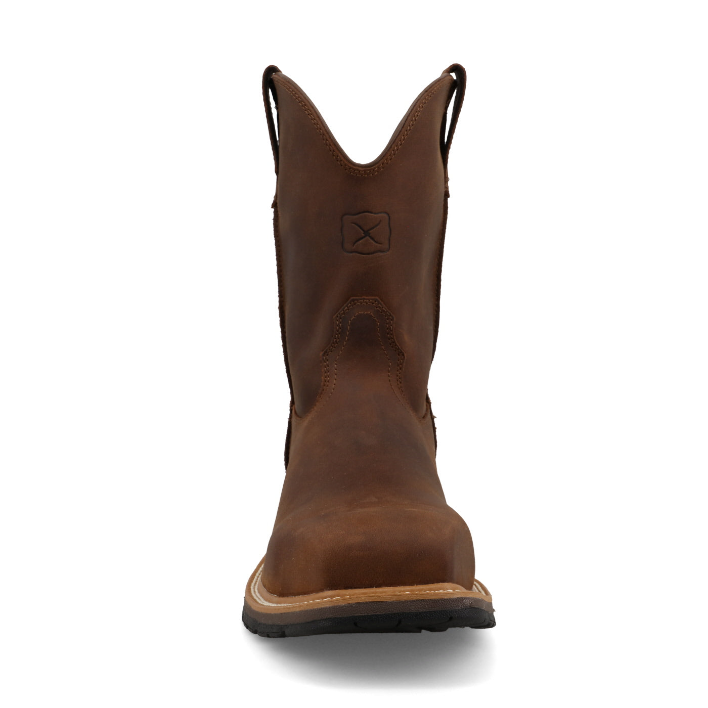 Twisted X Men's 10" Cowboy Nano CT Work Western Boot - Dark Brown MCN0001