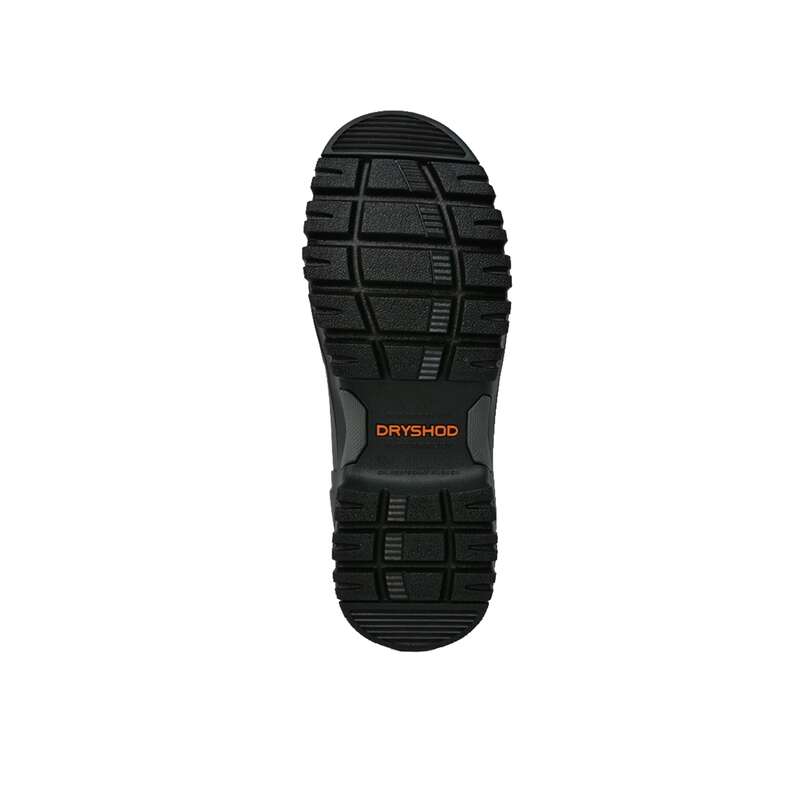 Dryshod Men's Mudcat Mid Rubber Boot - Black/Orange MDC-MM-BK