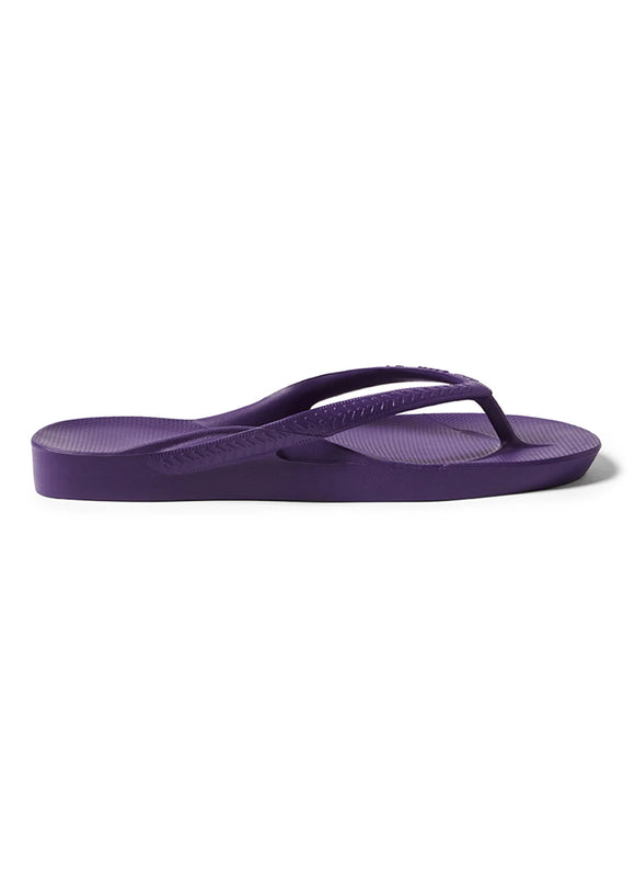 Archie Arch Support Unisex Flip Flops - Purple PAC-HAS