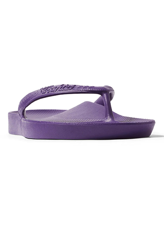 Archie Arch Support Unisex Flip Flops - Purple PAC-HAS