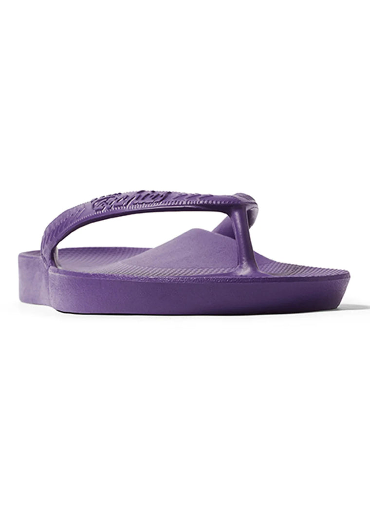 Archie Arch Support Unisex Flip Flops - Purple PAC-HAS