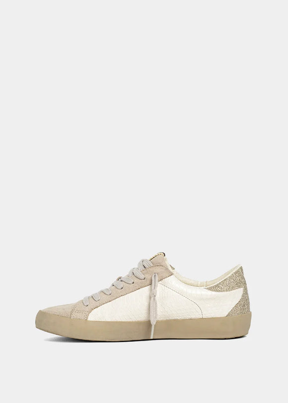 ShuShop Women's Paula Sneaker Shoes - Bone Snake