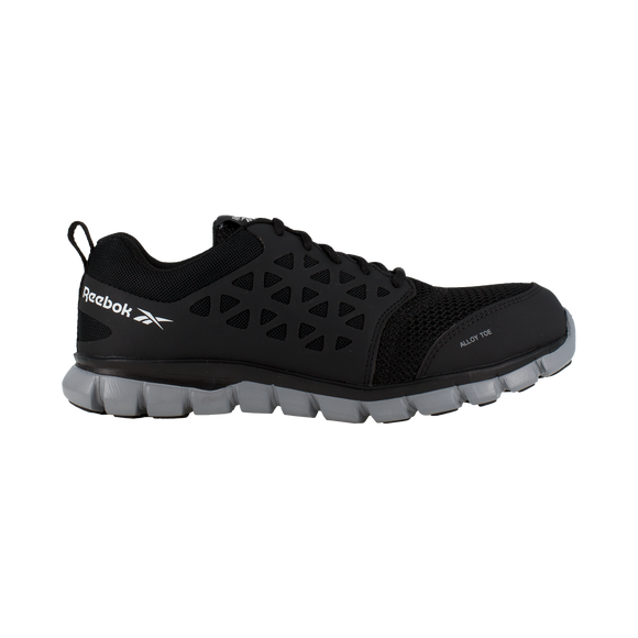 Reebok Women's Sublite Cushion Athletic Work Shoe - Black RB041 - ShoeShackOnline