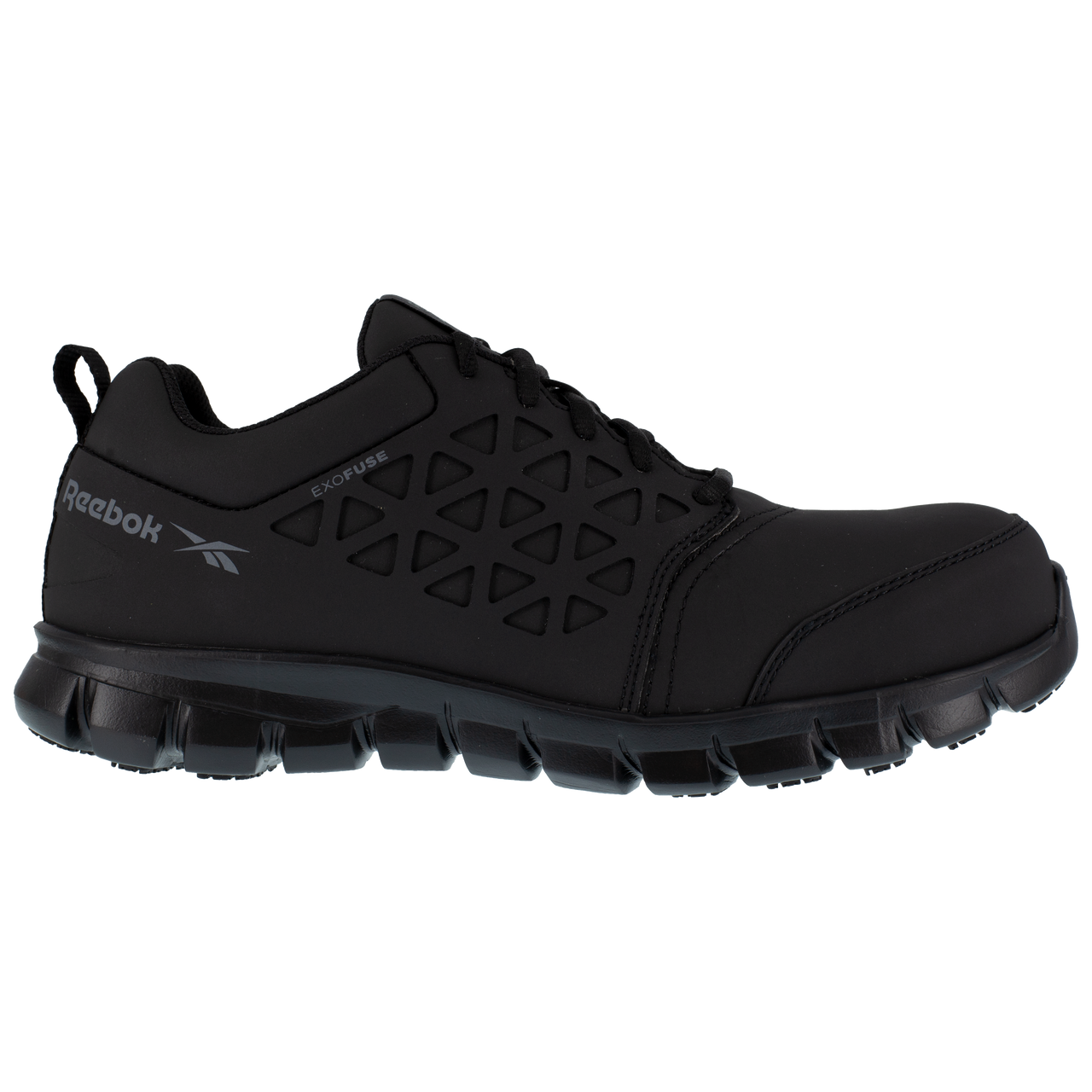 Reebok Men's Sublite Cushion Athletic Composite Toe Work Shoe - Black RB4051