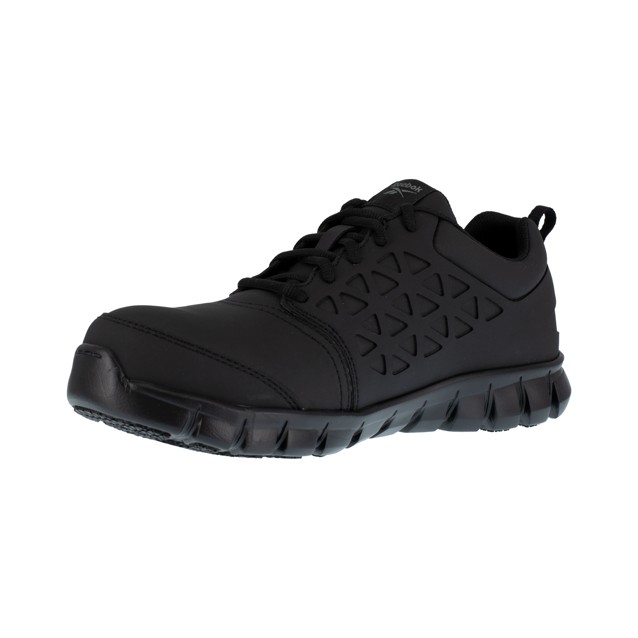 Reebok Men's Sublite Cushion Athletic Composite Toe Work Shoe - Black RB4051