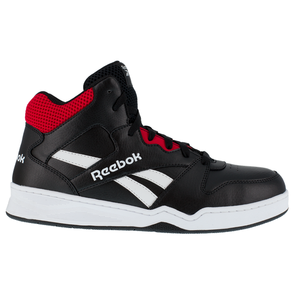 Reebok Men's BB4500 High Top Work Shoe - Black/Red RB4132