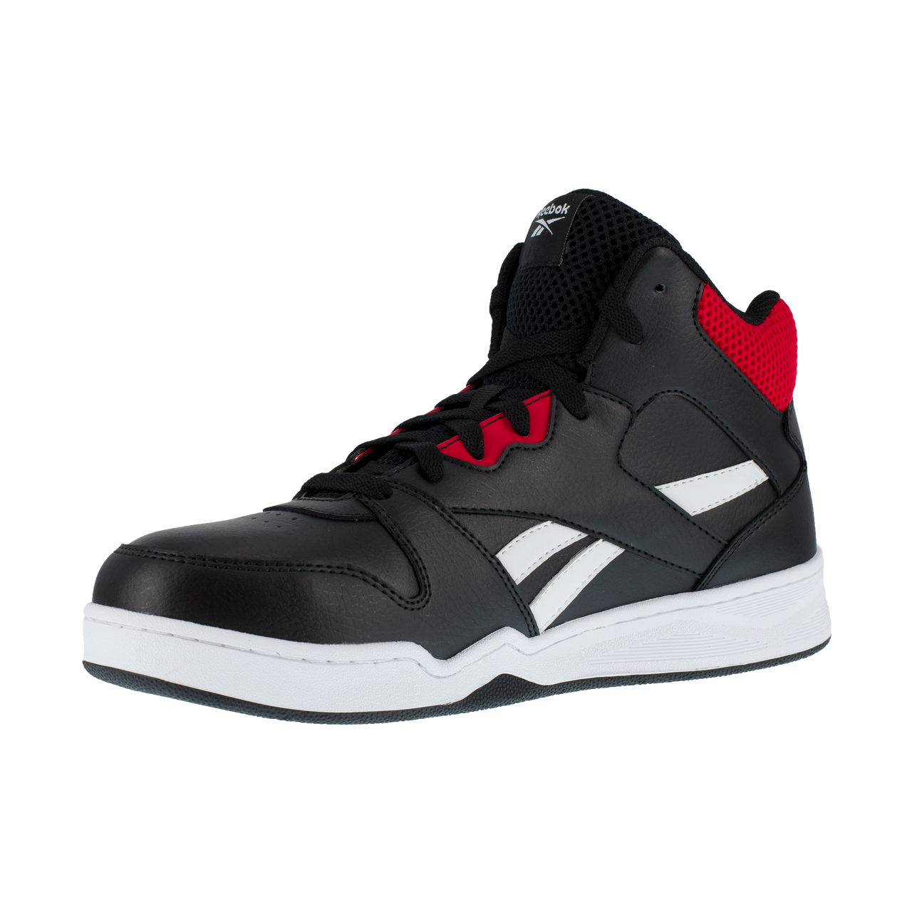 Reebok Men's BB4500 High Top Work Shoe - Black/Red RB4132