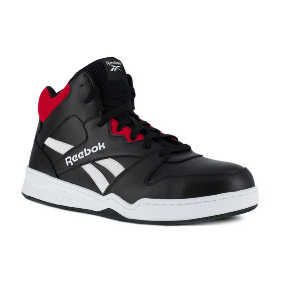 Reebok Men's BB4500 High Top Work Shoe - Black/Red RB4132
