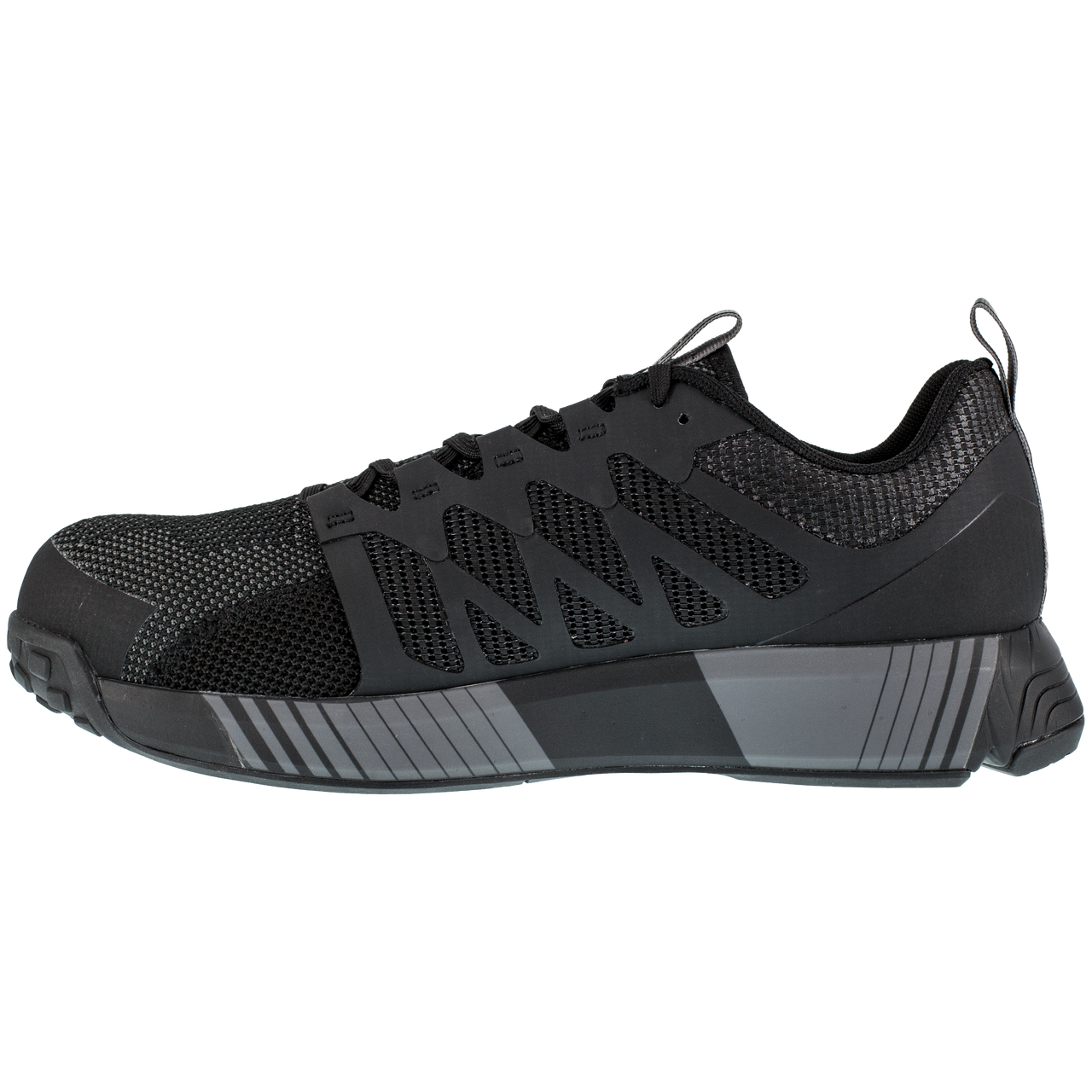 Reebok Men's Fusion Flexweave Athletic Work Shoe - Black RB4310