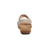 Aetrex Women's Jess Adjustable Quarter Strap Sandal - Champagne Sparkle SE208