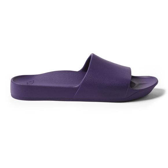 Archie Arch Support Unisex Slide Sandals - Purple SLD-SB-PAC