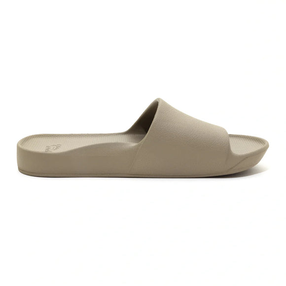 Archie Arch Support Unisex Slide Sandals - Taupe SLD-SB-TAP