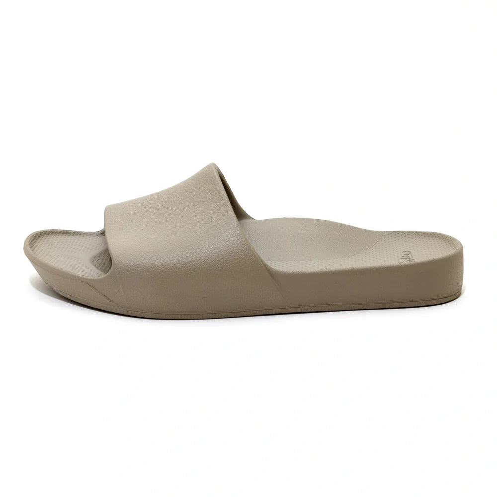 Archie Arch Support Unisex Slide Sandals - Taupe SLD-SB-TAP