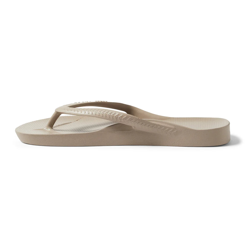 Archie Arch Support Unisex Flip Flops - Taupe TAP-HAS