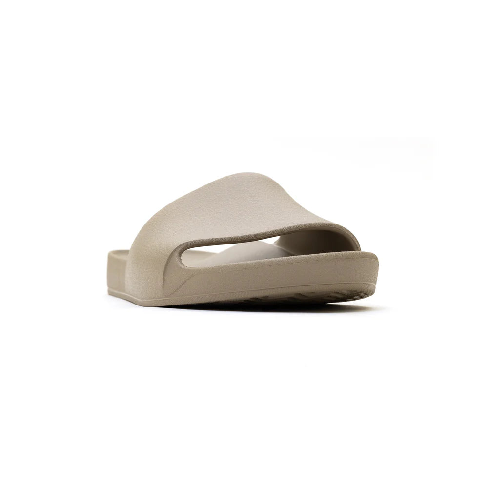 Archie Arch Support Unisex Slide Sandals - Taupe SLD-SB-TAP