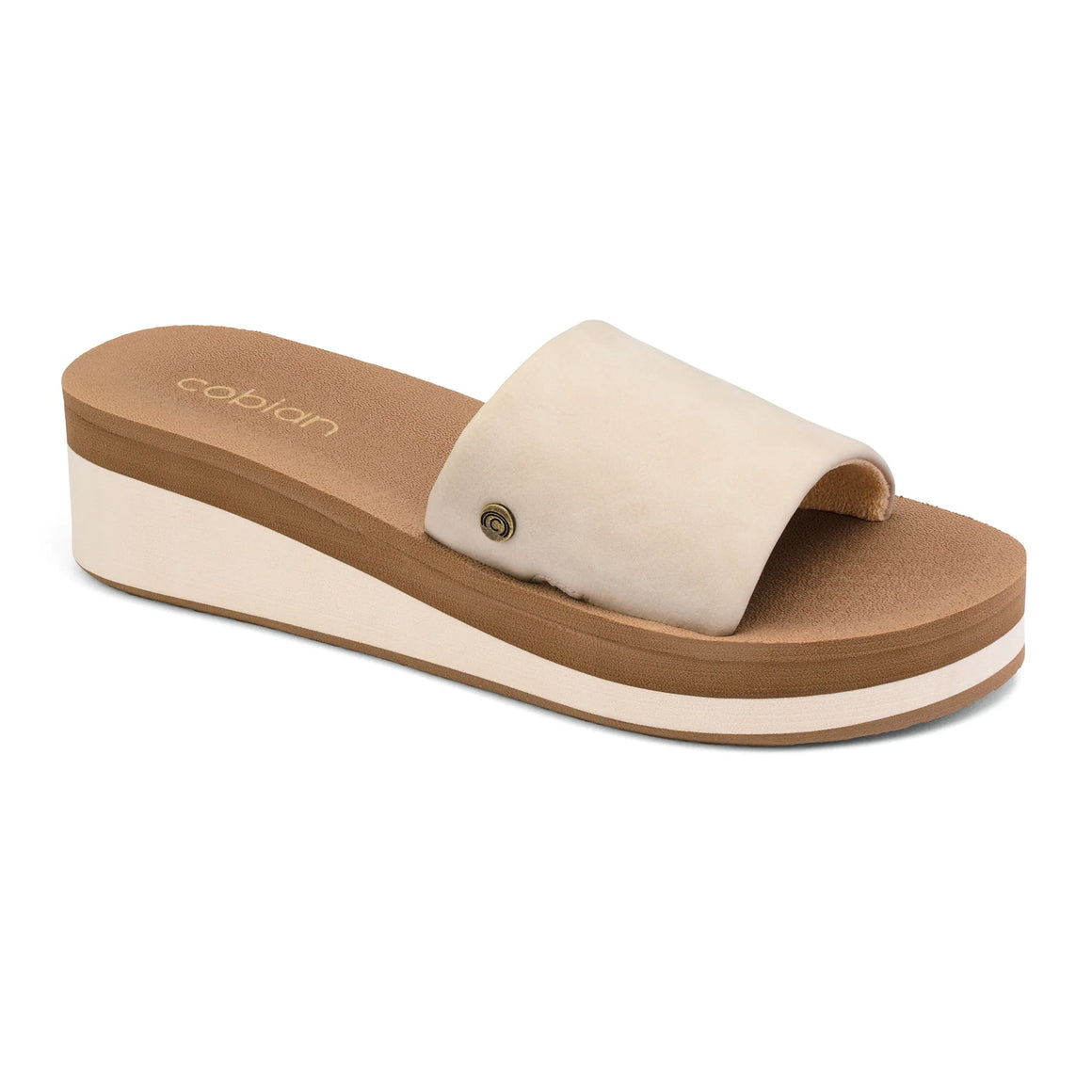 Cobian Women's Seville Slide Sandal - Taupe SVS23-240