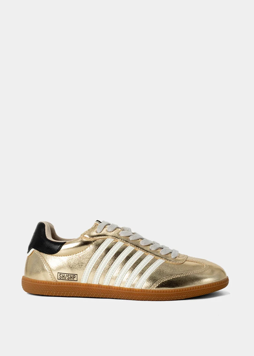 ShuShop Women's Stevie Casual Sneakers - Light Gold