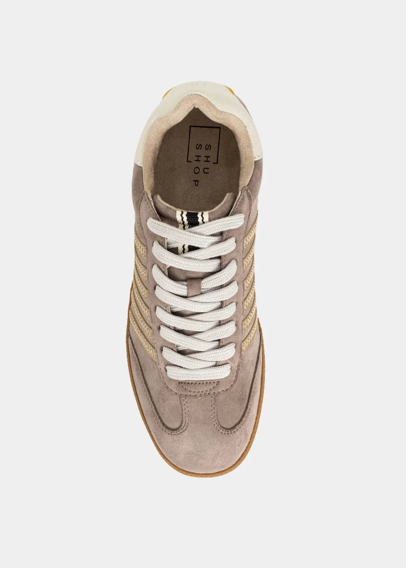 ShuShop Women's Stevie Casual Sneakers - Mink Suede 1446-294