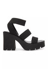 Madden Girl Women's Templee Platform Block Heel Sandal - Black TEMP02J1