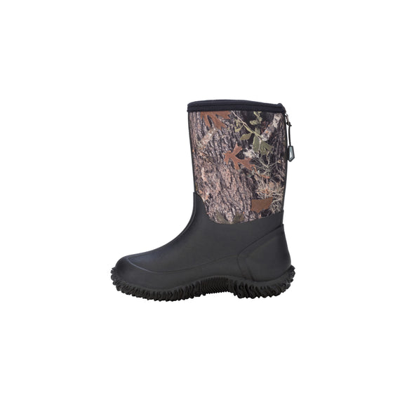 Dryshod Kid's Tuffy All-Conditions WP Rubber Boot - Camo/Timber TUF-KD-CM