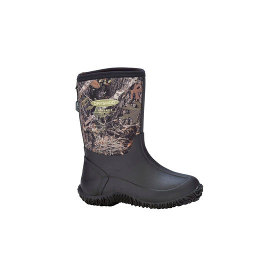 Dryshod Kid's Tuffy All-Conditions WP Rubber Boot - Camo/Timber TUF-KD-CM