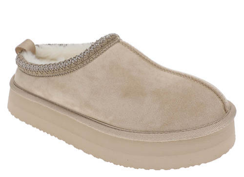 Very G Women's Charlie Slip On Platform Slippers - Nude VGFL0048-430