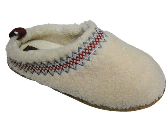 Very G Women's Cuddle Fuzzy Slip On Slippers - Cream VGFL0050-290