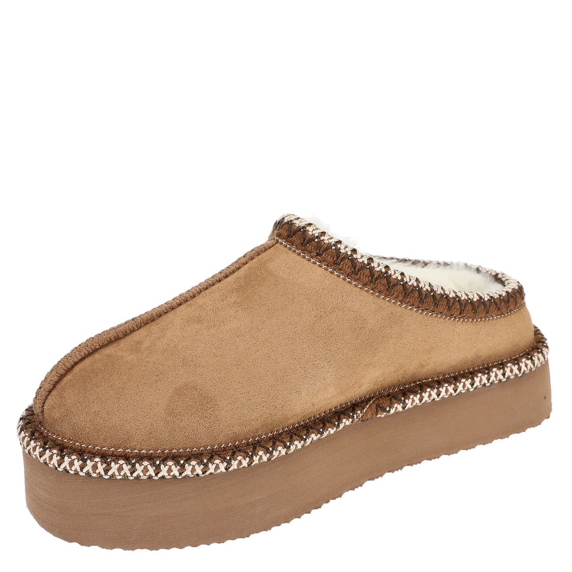 Very G Women's Christy Platform Slipper - Tan VGFL0084-251